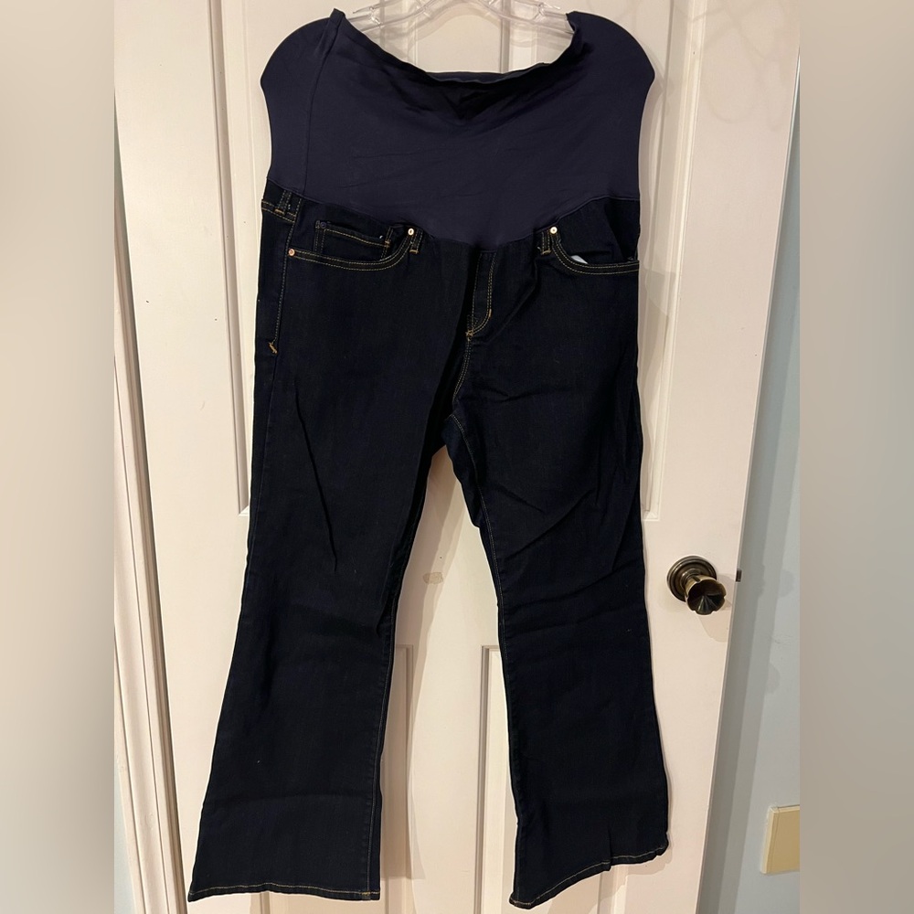 2 pairs of gap maternity pants size 14